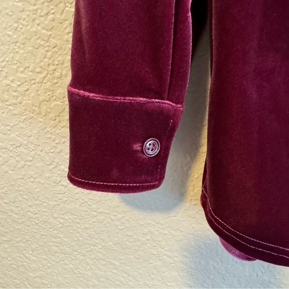 Soft Surroundings Velvet Boyfriend Tunic Shirt - Picture 4 of 9